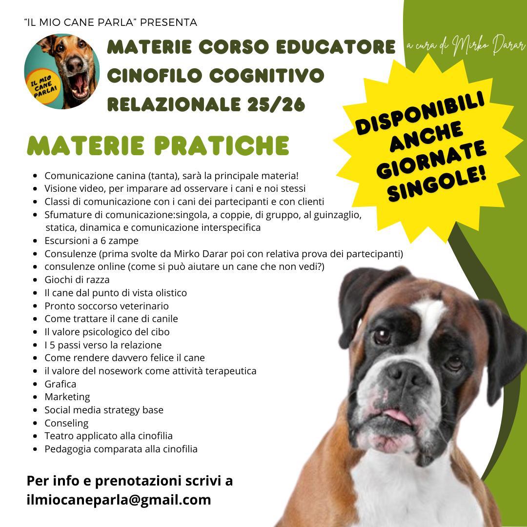 Corso per educatori cinofili